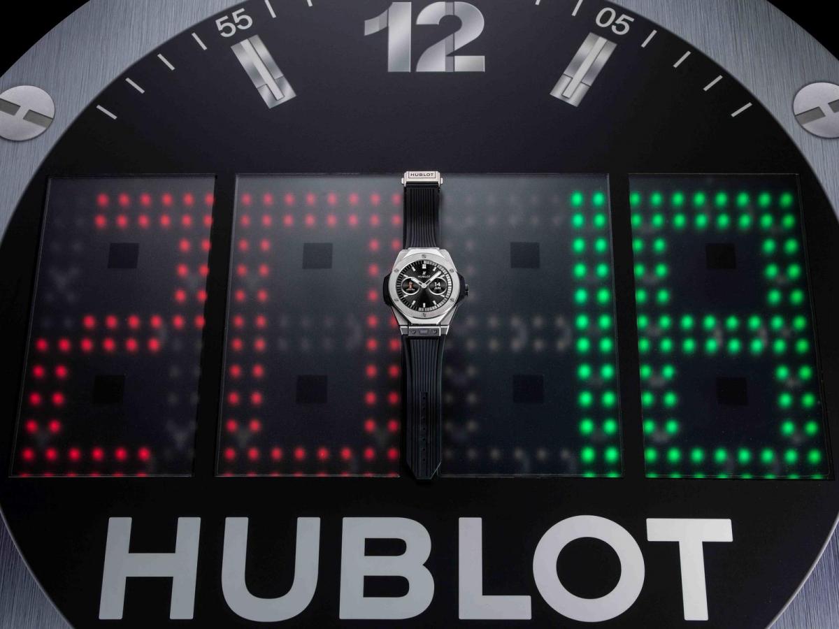 Relógio da Hublot em parceria com a Intel e a FIFA