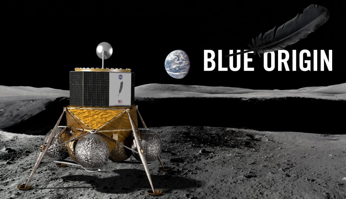 Blue Origin – blue-moon-crater-logo