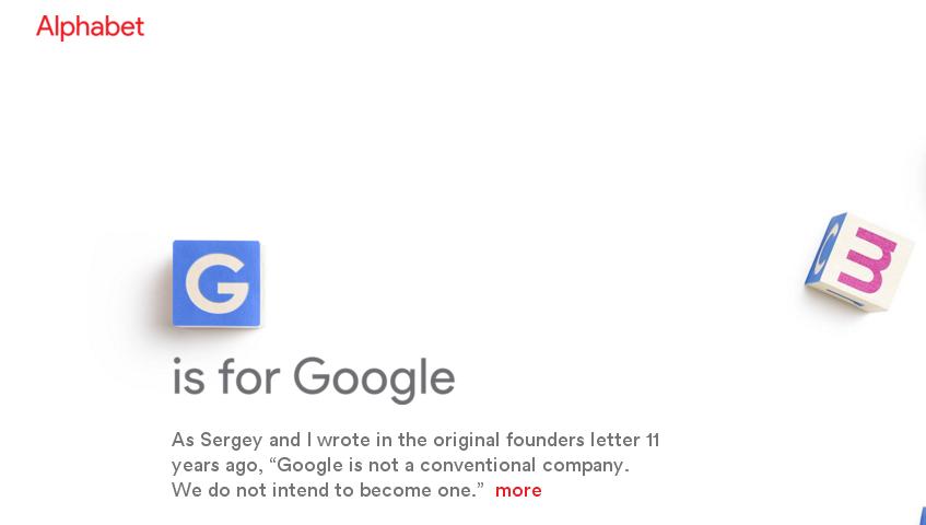 Google alphabet
