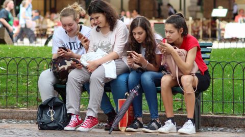 adolescentes, smartphones, apps