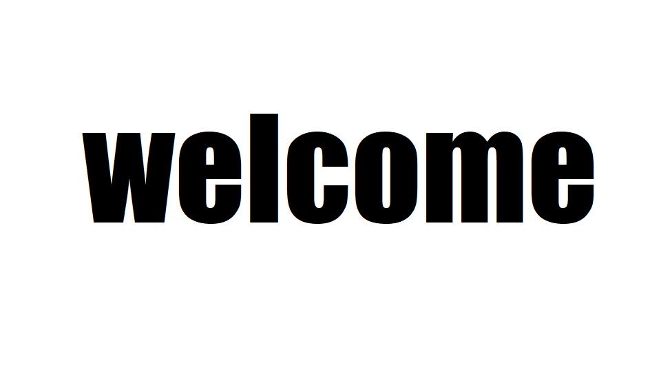 13 – welcome