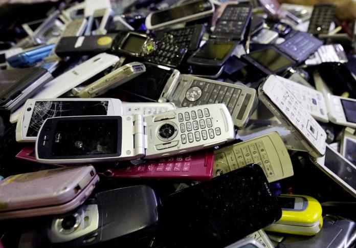 telefones, Tóquio 2020, programa e-waste
