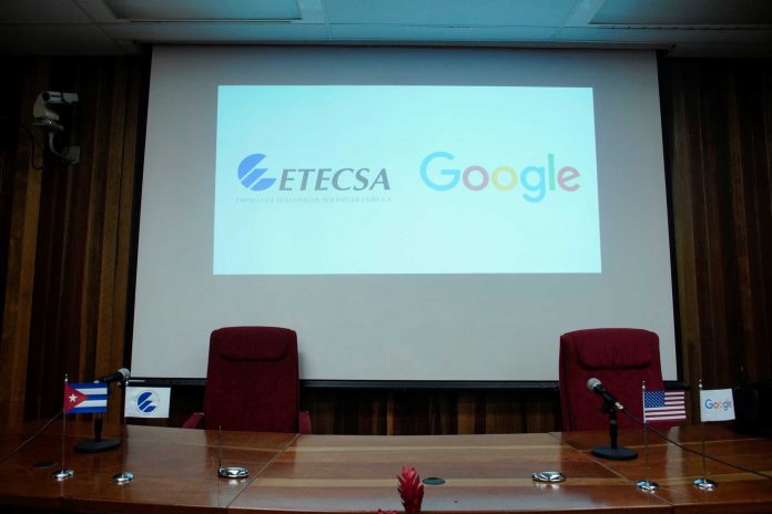 Google, Etecsa, Cuba