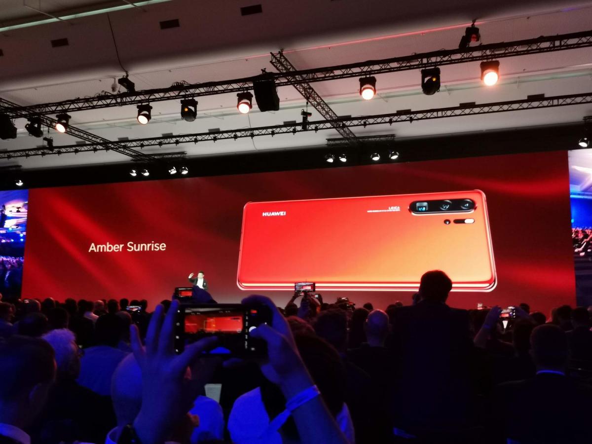 Apresentação do Huawei P30 Pro, em Paris