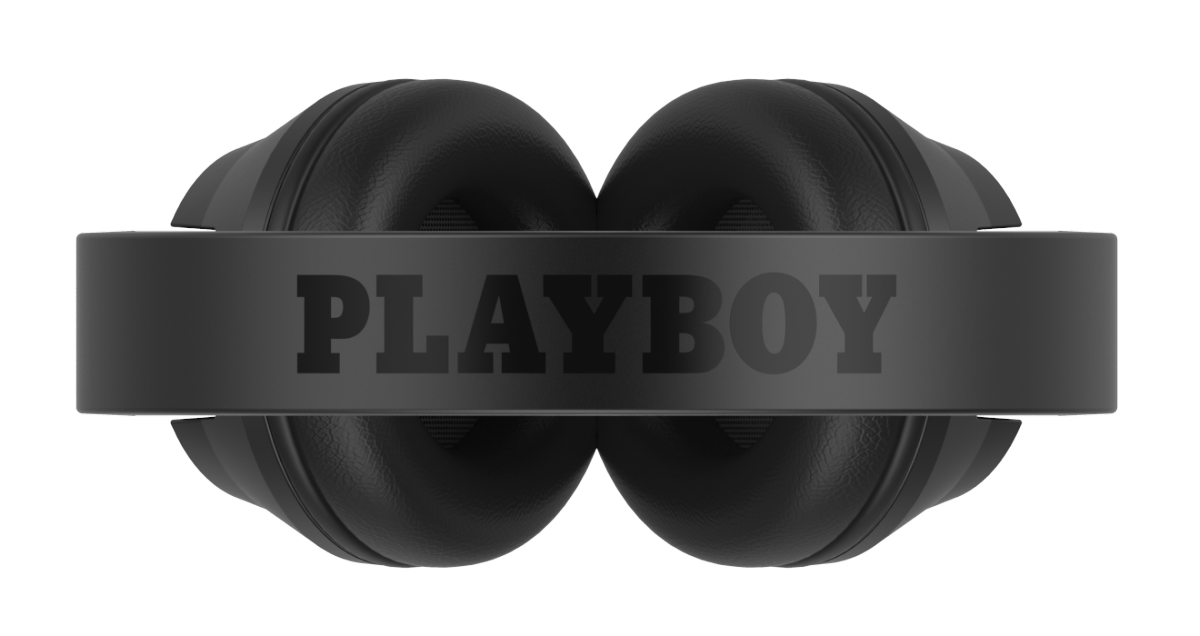 Playboy icon headphones