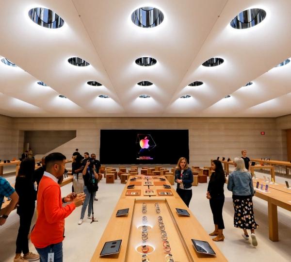 Apple Store mais icónica de Nova Iorque reabre com árvores e mais