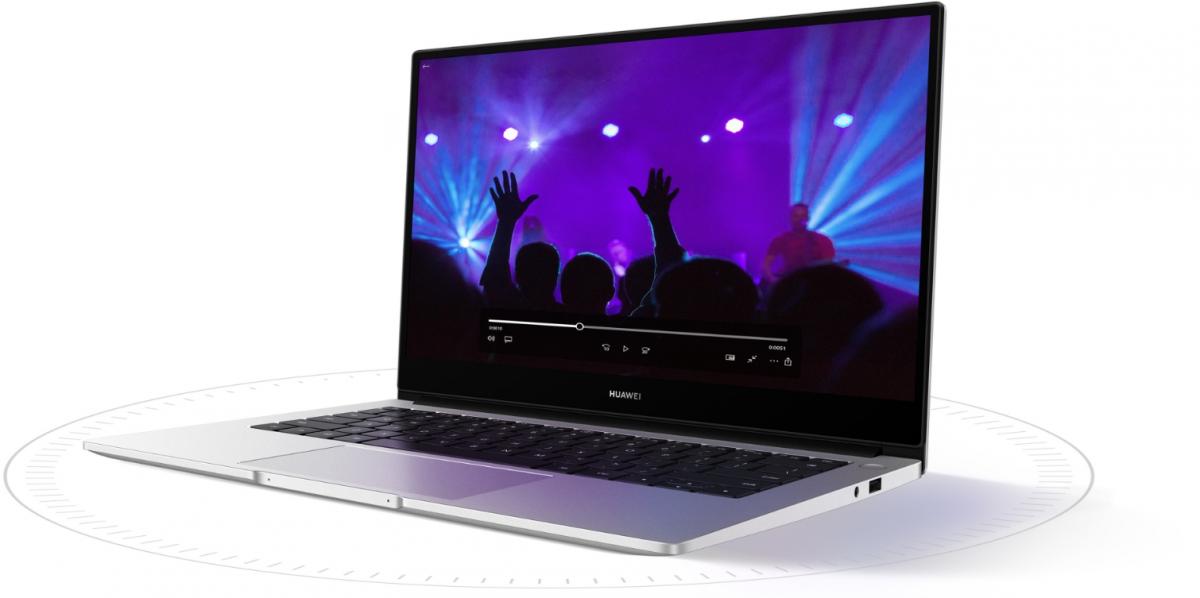 Как включить ноутбук huawei matebook d14